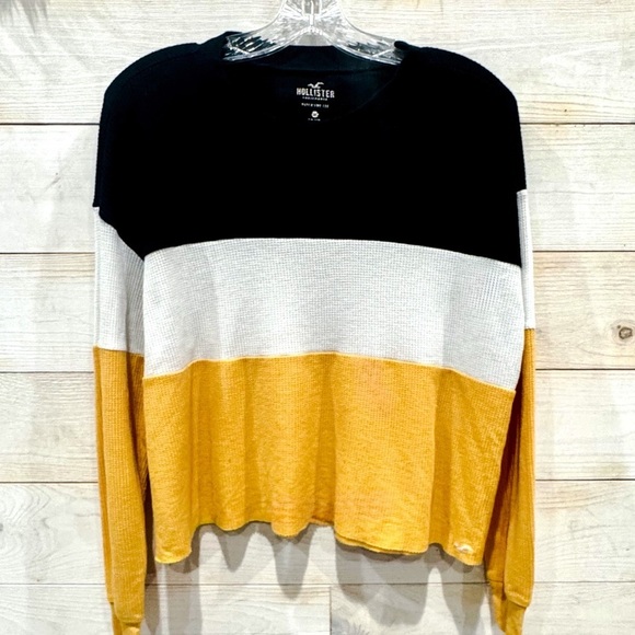 Hollister long sleeve waffle boyfriend tee ❤️ - Picture 4 of 5